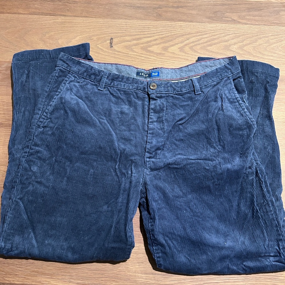 Izod Navy Corduroy Men's Pants
